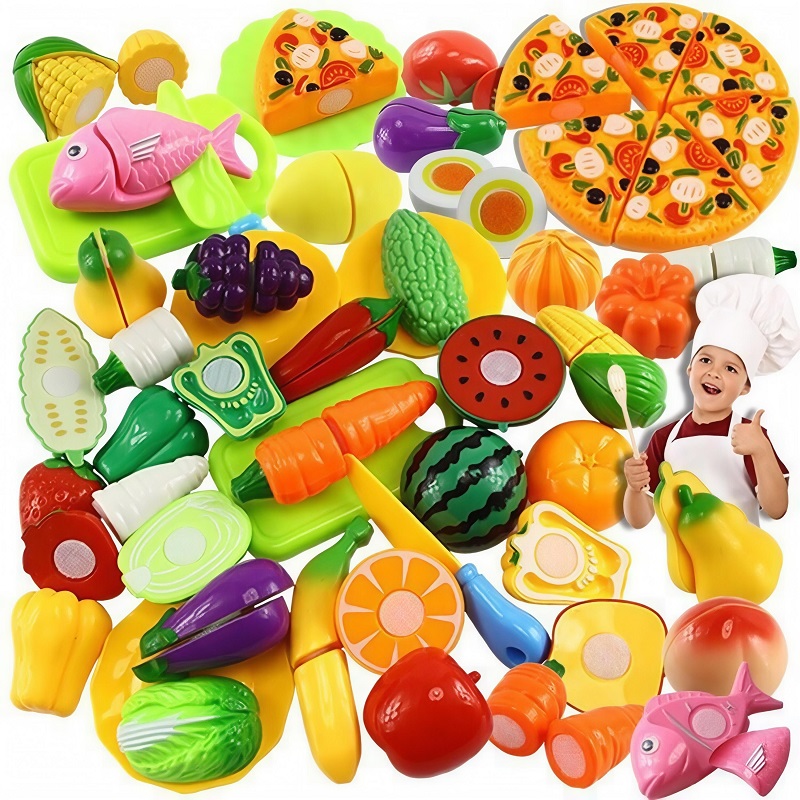 Kitchen Appliances For Kids - Children Play House Toy Fruits Cutting