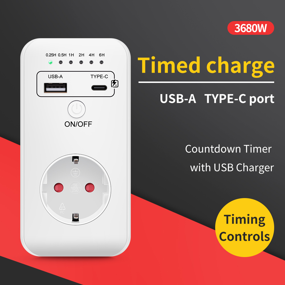 USB Type-C Timer Switch Digita - Kitchen Appliances Outlet 评论和价格