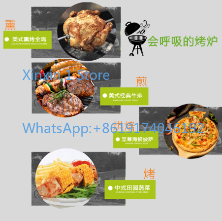 Household Ceramic Grill Portab - Electric Smoker Bbq 评论和价格