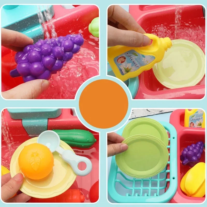 Kitchen Toy Plastic Dish‑Wash  - Kitchen Appliances For Kids 评论和价格