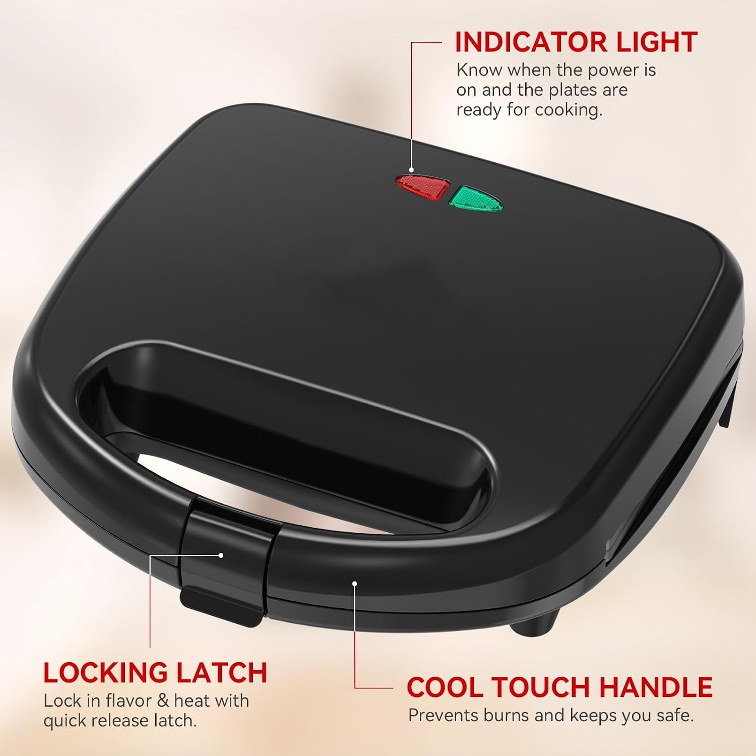 Sandwich Maker, 2-Slice Grille - Sandwich Press Grill 评论和价格