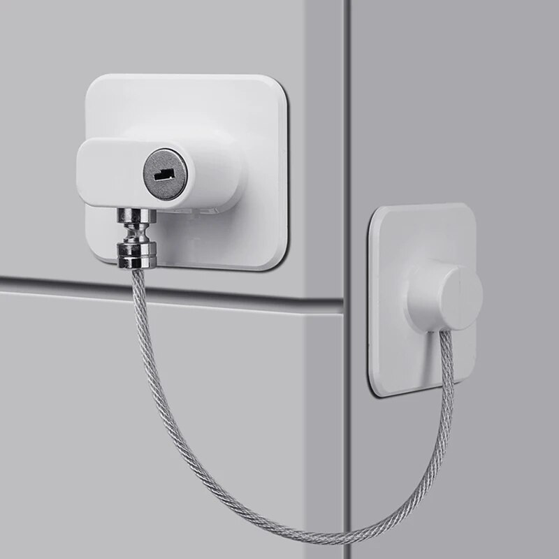 1Pcs Fridge Cabinet Locks for  - Kitchen Appliances For Kids 评论和价格