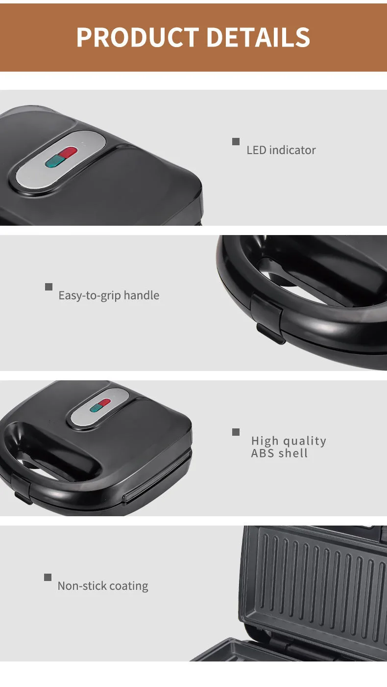 220/110V Household Appliances  - Sandwich Press Grill 评论和价格