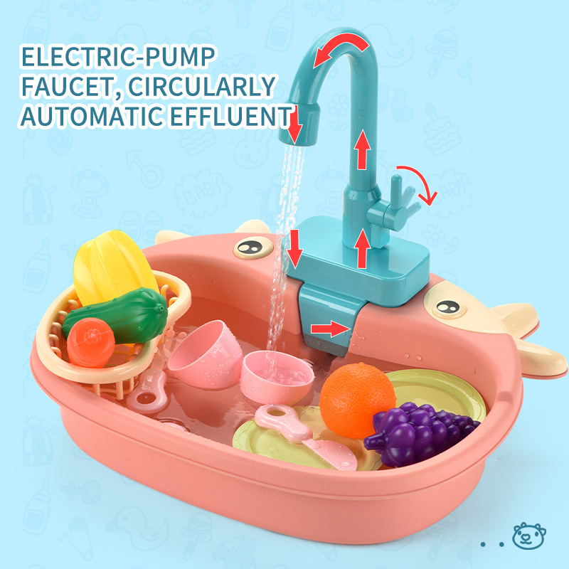 Kids Kitchen Sink Toys Simulat - Kitchen Appliances For Kids 评论和价格